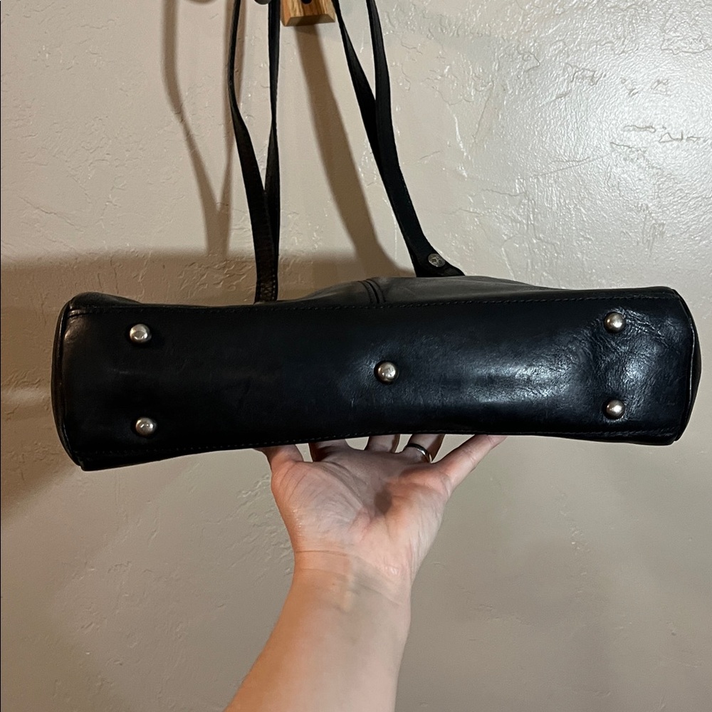 Large Patricia Nash Black Leather Bag - Picture 6 of 13
